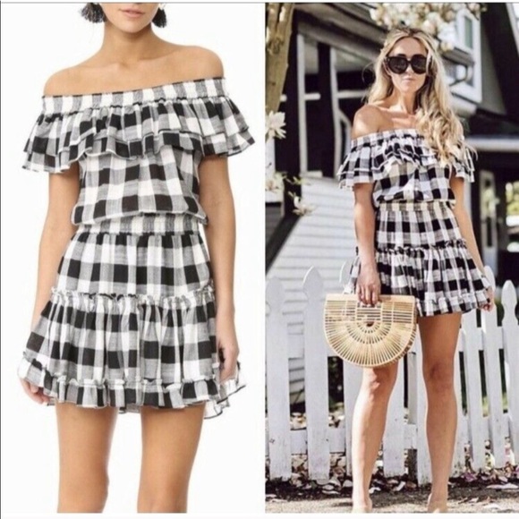 Misa Los Angeles Dresses & Skirts - MISA Los Angeles off the shoulder mini dress